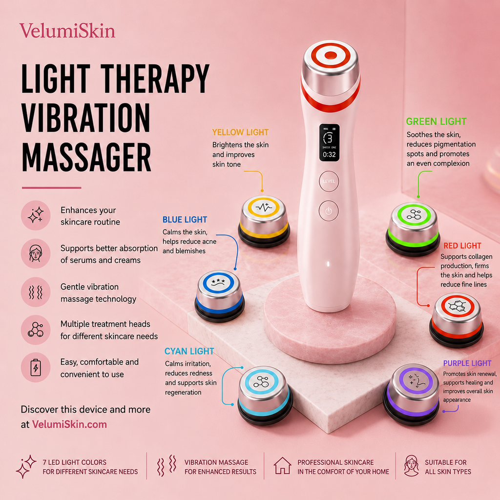 Light Therapy Vibration Massager